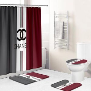 Chanel Shower Curtain & Bathroom Set | Chanel Bathroom Decor